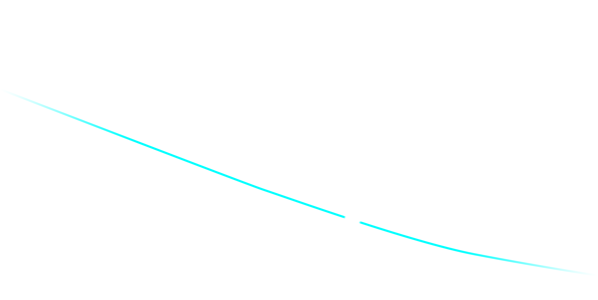 electric blue line along the vehicle path that abstractly indicating the GPS direction