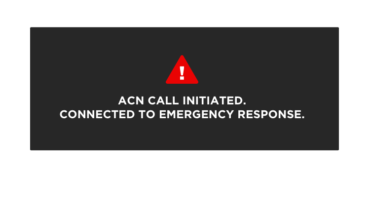 alert box indicating that call asking for emergency response has been made